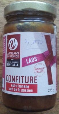 Confiture extra banane fruit de la passion