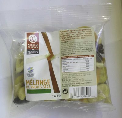 Mélange de fruits secs