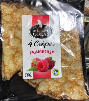4 crêpes framboise