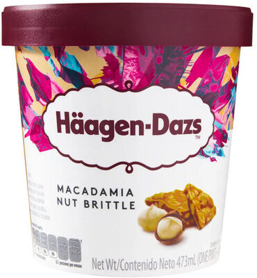 Sorv Haagen Dazs Baun/macad 473ml