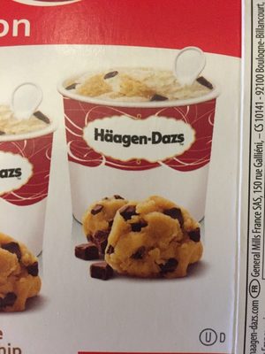 Cookie dough chip front packaging