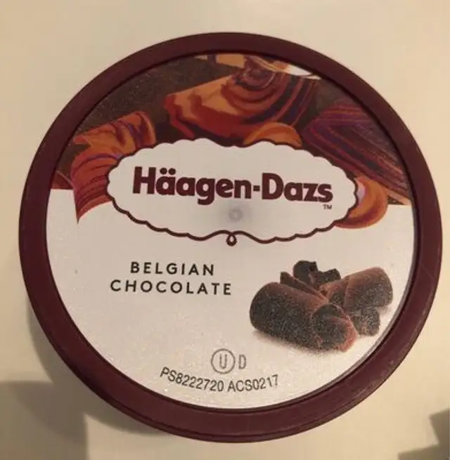 Crème glacée chocolat au chocolat Belge front packaging