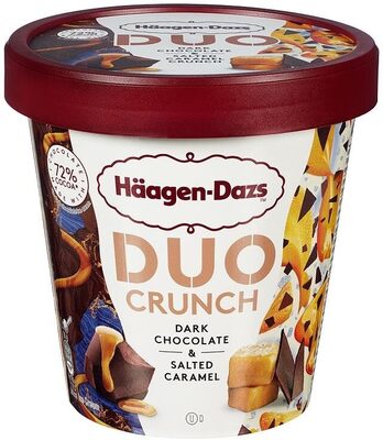 Duo Chocolate & Salted Caramel 420 ml front packaging