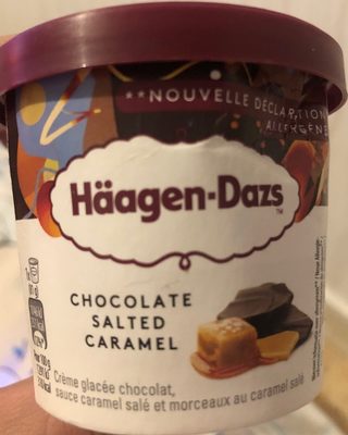 Häagen-Dazs Chocolat Salted Caramel front packaging