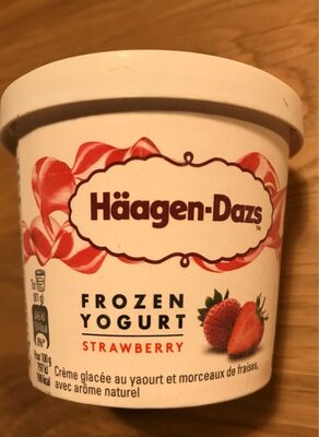 Frozen yogurt front packaging
