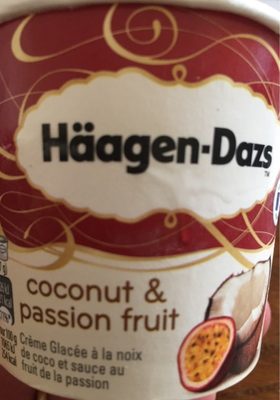 Glace haagen dazs coconut passion fruit