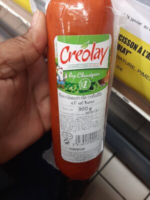 Saucisson ail volaille front packaging