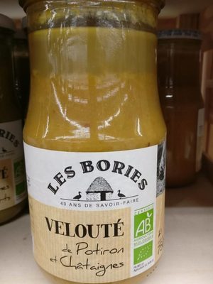Velouté de potiron et châtaignes
