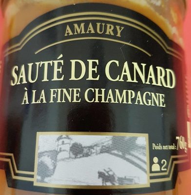 Sauté de canard à la fine champagne front packaging