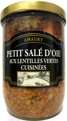 Petit Salé d'Oie Aux Lentilles Vertes Cuisinées front packaging