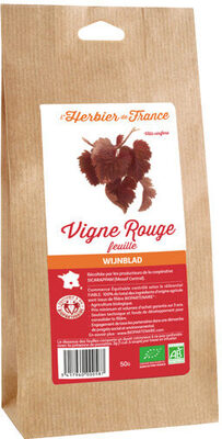 VIGNE ROUGE feuille sachet 50g*