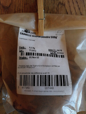 Cannelle Moulue (500 GR)