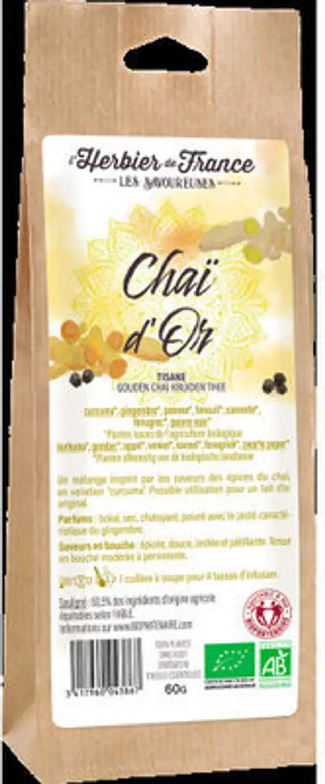 Mélange CHAI D'OR sachet 60g* front packaging