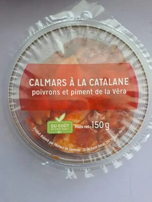 Calamars à la catalane front packaging