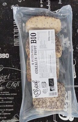 4 petits pavés céréales pavot