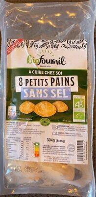 8 petits pains sans sel front packaging