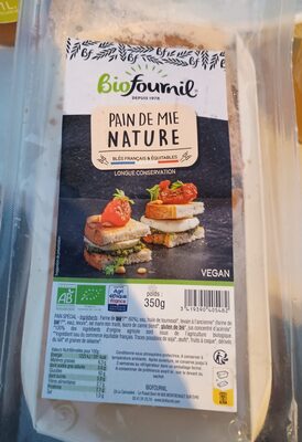 Pain de mie nature Bio