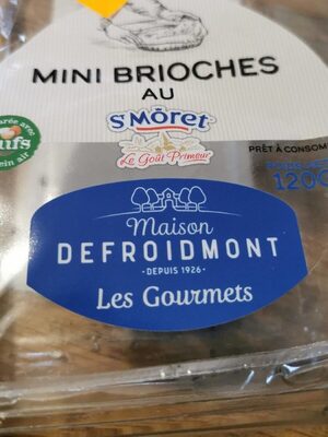6 minis brioches au St Moret