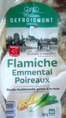 Flamiche Emmental Poireaux front packaging