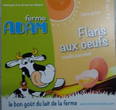 Flan aux œufs Ferme Adam