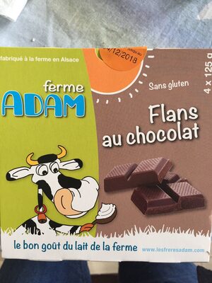 Ferme Adam flan chocolat