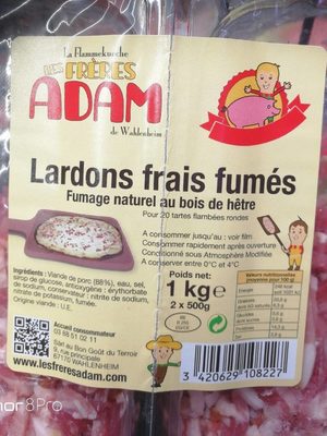 Lardons frais fumés