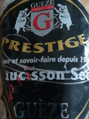 Saucisson sec Guez charcutier 300g front packaging