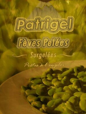 Fèves pelées surgelées.