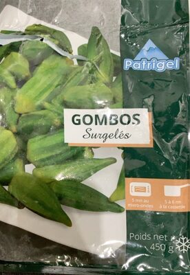 Gombos surgelés front packaging