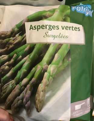 Aserges vertes surgelées
