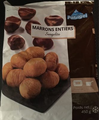 Marrons entiers surgelés