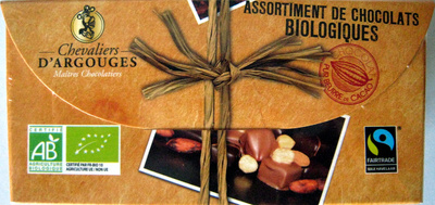 Assortiment de chocolats biologiques