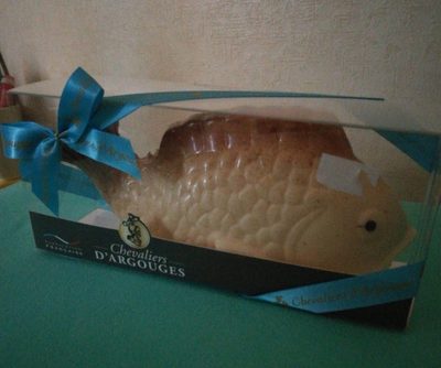 Poisson en chocolat blanc