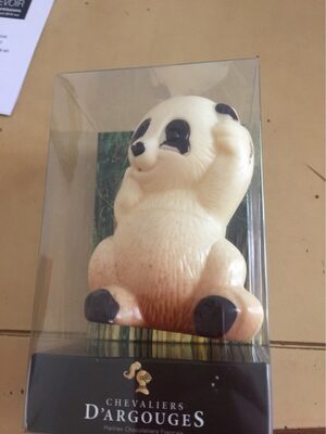Panda au chocolat blanc