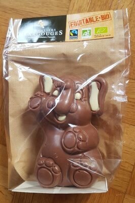 Eléphant en chocolat au lait 37%