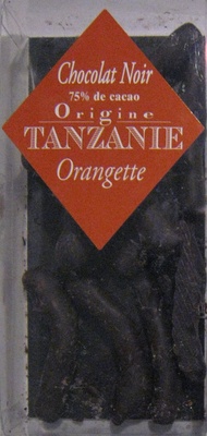 Orangettes chocolat noir origine Tanzanie Chocolaterie C.D.A.