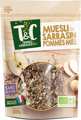 Muesli sarrasin pommes et miel