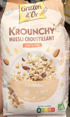 Krounchy sans gluten amande