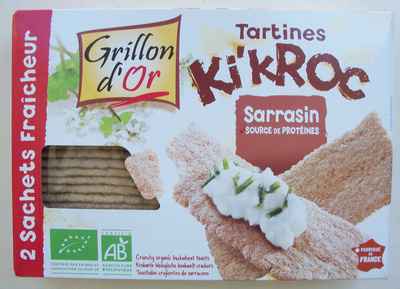 Tartines Ki'Kroc sarrasin front packaging