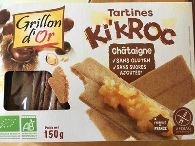Tartines kikroc châtaigne