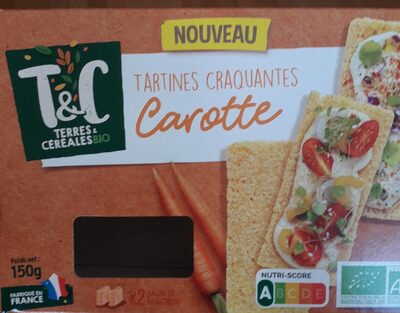 Tartines craquantes carotte