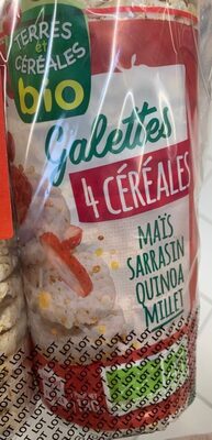 Galettes rondes bio terres et céréales