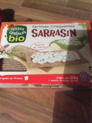 Tartines Craquantes Sarrasin Bio sans gluten