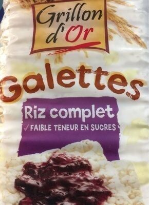Galette Fine Au Riz Complet front packaging