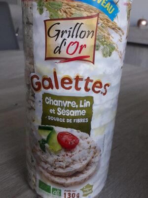 Galettes chanvres lin et sesame