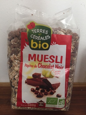 Muesli pépites de chocolat noir