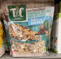 Muesli croustillant chocolat au lait noix de coco