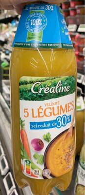 Velouté 5 légumes sel réduit 30%