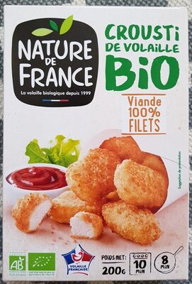 Crousti' de volaille front packaging