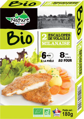 2 Escalopes Milanaises de Volaille front packaging